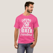 Boxer Dog Boxer Oma T-shirt (Voorkant volledig)