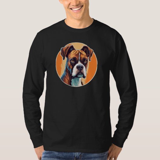 Boxer Dog breed dog dad Dog Mom Boxer Dog accessor T-shirt (Voorkant)