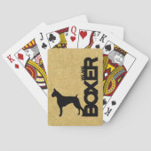 Boxer Dog Breed Playing Cards Theme Pokerkaarten (Achterkant)