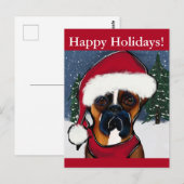 Boxer Dog Briefkaart (Voorkant / Achterkant)