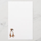 Boxer Dog Briefpapier (Voorkant)