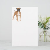 Boxer Dog Briefpapier (Staand voorkant)