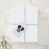 Boxer Dog Cadeaulabel (Met Touw)