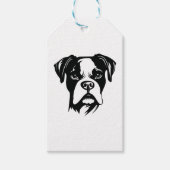 Boxer Dog Cadeaulabel (Voorkant)