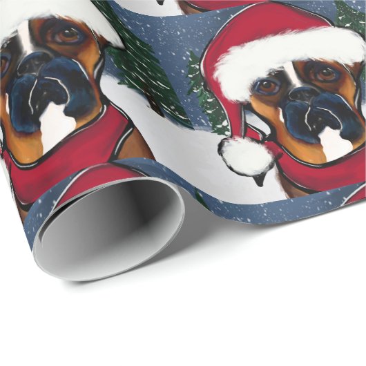 Boxer Dog Cadeaupapier (Rol Hoek)
