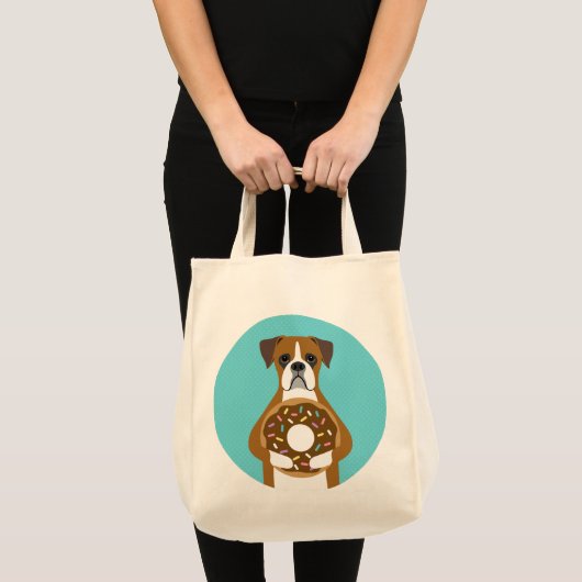 Boxer Dog Canvas tas (Voorkant (product))