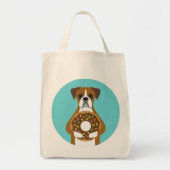Boxer Dog Canvas tas (Voorkant)