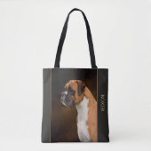 Boxer Dog Canvas tas (Voorkant)