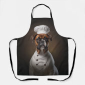 Boxer Dog Chef Schort (Voorkant)