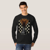 Boxer Dog Chess T-shirt (Voorkant volledig)