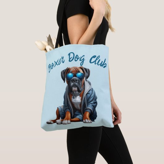 Boxer Dog Club Tote Bag (Dichtbij)