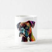 Boxer Dog Colorful Koffiemok (Center)