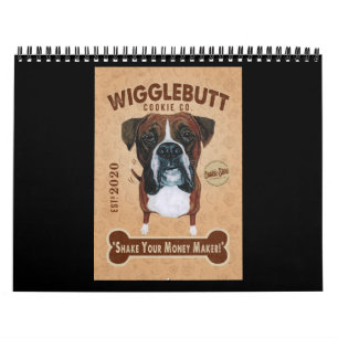 Boxer Dog Cookie Boxer Dog Lover Cute Boxer Kalender