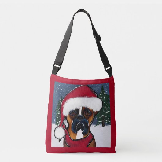 Boxer Dog Crossbody Tas (Voorkant)