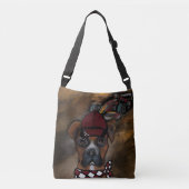 Boxer Dog Crossbody Tas (Voorkant)
