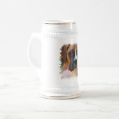 Boxer Dog Design Beer Stein Bierpul (Voorkant links)