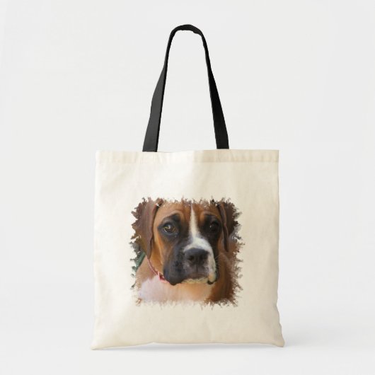 Boxer Dog Design Budget Canvas tas
Tote Bag (Voorkant)