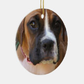Boxer Dog Design Ornament (Rechts)