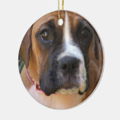 Boxer Dog Design Ornament (Links)