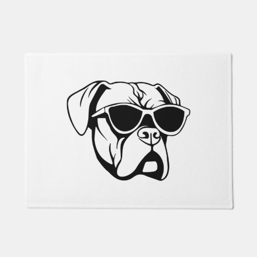 Boxer Dog Deurmat (Voorkant)