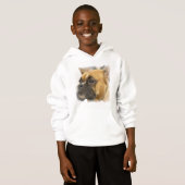 Boxer Dog Face Sweatshirt (Voorkant volledig)