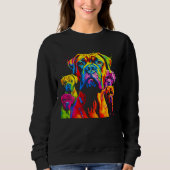 Boxer Dog Family Trui (Voorkant)