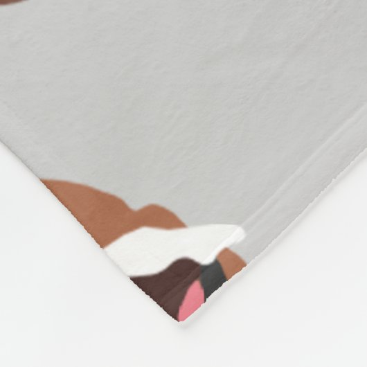 Boxer Dog Fleece Blanket, medium Deken (Hoek)