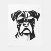Boxer Dog Fleece Deken (Voorkant)