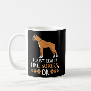 Boxer Dog Funny Dogs Boxer Koffiemok