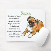 Boxer Dog Gifts Muismat (Met muis)