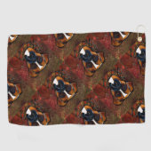 Boxer Dog Golfhanddoek (Horizontaal)