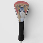 Boxer Dog Golfheadcover (Voorkant)
