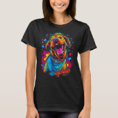 Boxer Dog Guitar T-shirt (Voorkant)