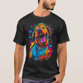 Boxer Dog Guitar T-shirt (Voorkant)