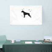 Boxer Dog - Halloween Moon Silhouette Classic T-SH Spandoek (Beurs)