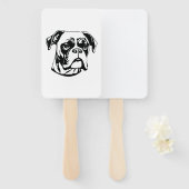 Boxer Dog Handwaaier (Voorkant en achterkant)