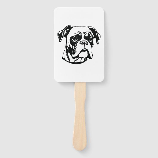 Boxer Dog Handwaaier (Voorkant)