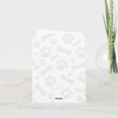 Boxer Dog Happy Birthday Card Kaart (Achterkant)