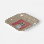 Boxer Dog Happy Birthday Paper Borden Papieren Bordje (Gebogen)