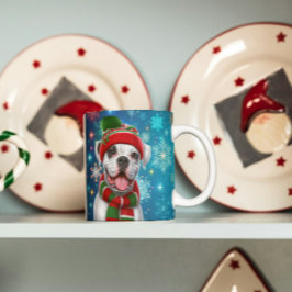 Boxer Dog Happy Howholidays ! Koffiemok