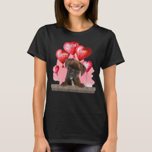 Boxer Dog Happy Valentines Day Pet Hondenliefhebbe T-shirt