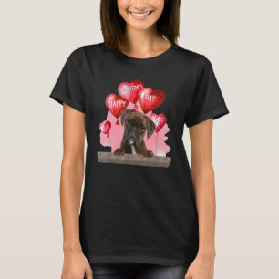 Boxer Dog Happy Valentines Day Pet Hondenliefhebbe T-shirt