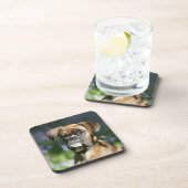 Boxer Dog Headshot Drankjes Onderzetter (Rechterzijde)