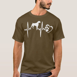 BOXER DOG HEARTBEAT T-SHIRT