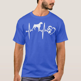 BOXER DOG HEARTBEAT T-SHIRT