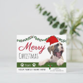 Boxer Dog Holiday Cards - Van de hond Kerstmis Briefkaart (Staand voorkant)