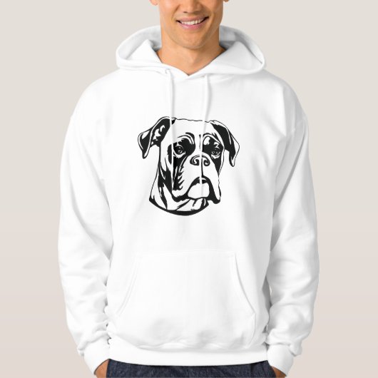 Boxer Dog Hoodie (Voorkant)
