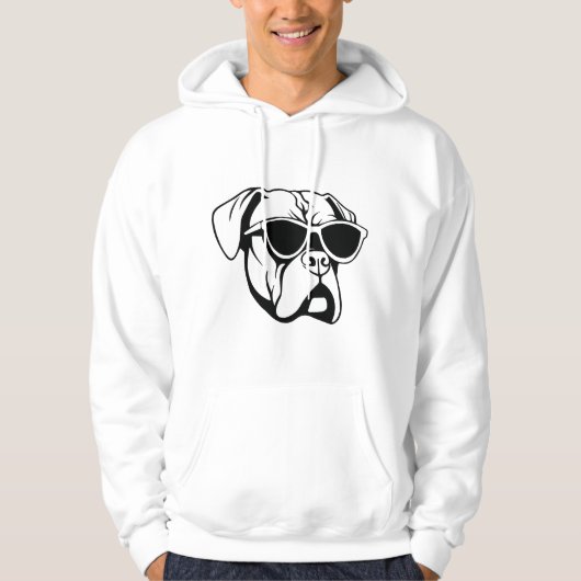 Boxer Dog Hoodie (Voorkant)