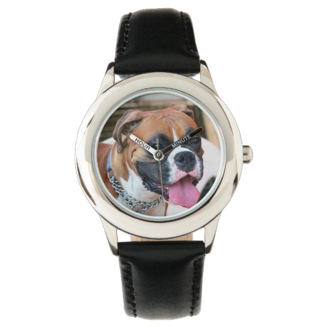 Boxer Dog Horloge (Voorkant)