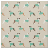 Boxer Dog in een tint Stof (Swatch)